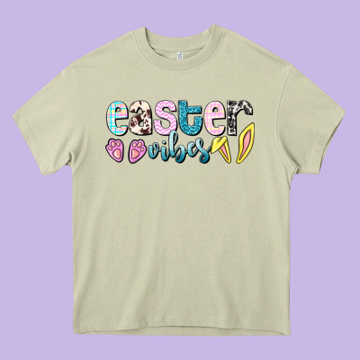 Easter Vibes Easter Day Heavy Core Tee Designed By Howdyjamesfarm