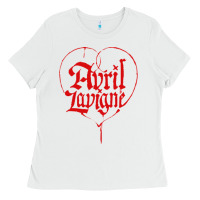 White avril lavigne Ladies Tee - InspiraDesign