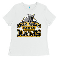 White framingham state Ladies Tee - InspiraDesign