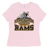 Bubblegum Pink framingham state Ladies Tee - InspiraDesign