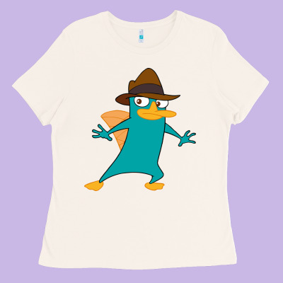 Perry The Platypus Ladies Tee Designed By Inspiradesign