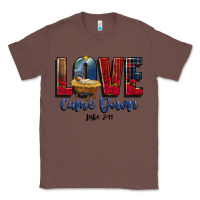 Chestnut love came down luke 2 11 Classic Tee - CowGirlArtShop