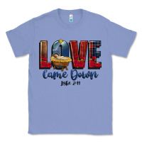 Colony Blue love came down luke 2 11 Classic Tee - CowGirlArtShop