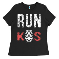 Black RUN k8s Ladies Tee - InspiraDesign