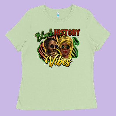 Black History Ladies Tee Designed By Howdyjamesfarm