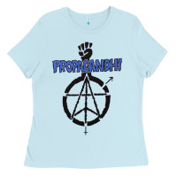 Baby Blue propagandhi Ladies Tee - InspiraDesign