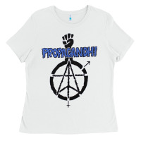 White propagandhi Ladies Tee - InspiraDesign
