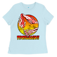Baby Blue Propagandhi Merch Essential Ladies Tee - InspiraDesign