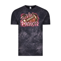 Cloud Black Tackle cancer Football Vintage Tee - FaDigitalArtStudio
