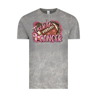Tackle Cancer Football Vintage Tee | Teevron