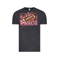 Vintage Black Tackle cancer Football Vintage Tee - FaDigitalArtStudio