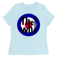 Baby Blue rock and roll Ladies Tee - InspiraDesign