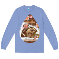 Colony Blue american football and western roses teardrop Long Sleeve Tee - BundleAndBundleShop