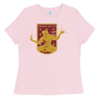 Bubblegum Pink usa,  detroit city fc Ladies Tee - InspiraDesign