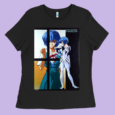 Neon Genesis Evangelion Rei Ayanami Ladies Tee Designed By Inspiradesign
