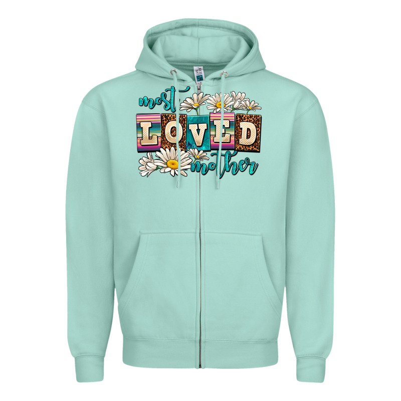 Most Loved Mother Zipper Hoodie by AdoDesignShop | Teevron