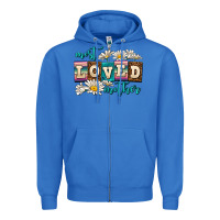 True Royal most loved mother Zipper Hoodie - AdoDesignShop