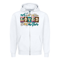 White most loved mother Zipper Hoodie - AdoDesignShop