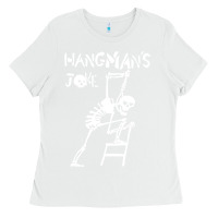 White Hangmans Joke Ladies Tee - InspiraDesign
