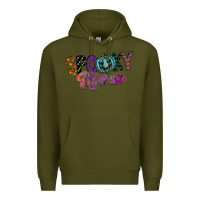 Army Green spooky mama Premium Hoodie - SublimationCraftShop
