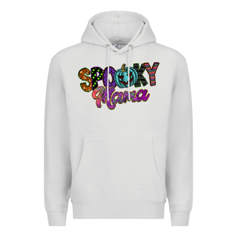 Spooky Mama Premium Hoodie by SublimationCraftShop | Teevron
