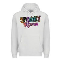 Dove Grey spooky mama Premium Hoodie - SublimationCraftShop