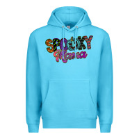 Ocean Blue spooky mama Premium Hoodie - SublimationCraftShop