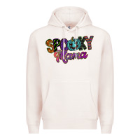 Pale Pink spooky mama Premium Hoodie - SublimationCraftShop