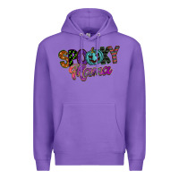 Purple spooky mama Premium Hoodie - SublimationCraftShop
