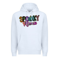 White spooky mama Premium Hoodie - SublimationCraftShop