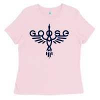 Bubblegum Pink goose music Ladies Tee - InspiraDesign