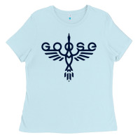 Baby Blue goose music Ladies Tee - InspiraDesign