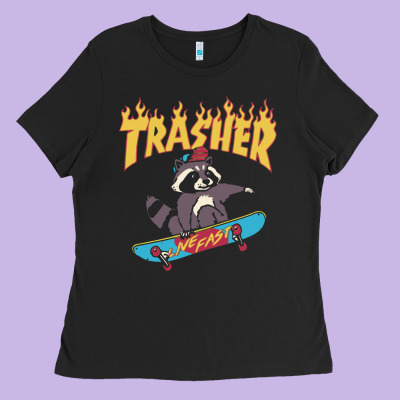 Trasher Ladies Tee Designed By Inspiradesign