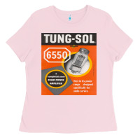 Bubblegum Pink TungSol 6550 Ladies Tee - InspiraDesign