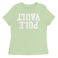 Matcha pole vault t shirt upside down funny pole vault jumper shirt Ladies Tee - InspiraDesign