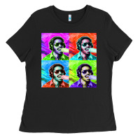 Black STEVIE WONDER! Ladies Tee - InspiraDesign