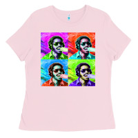 Bubblegum Pink STEVIE WONDER! Ladies Tee - InspiraDesign