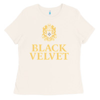 Bone BLACK VELVET CANADIAN WHISKY Ladies Tee - InspiraDesign