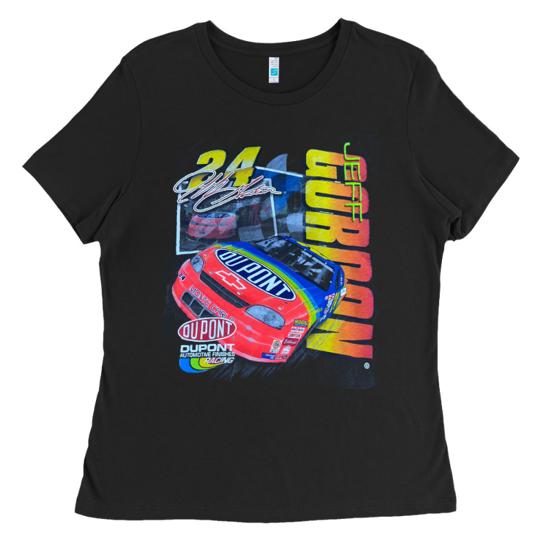 Jeff Gordon Dupont Vintage Racing Ladies Tee by InspiraDesign | Teevron