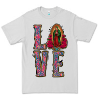Dove Grey Love Lady Of Guadalupe Premium Tee - Jasminsmagicworld