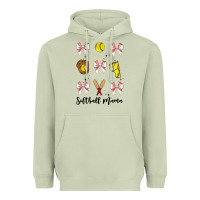 Matcha softball coquette bow Heavyweight Hoodie - JahusDesignShop