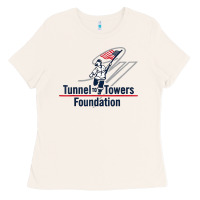 Bone Tunnel To Towers F-oundation American Flag USA Flag Ladies Tee - InspiraDesign