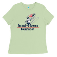 Matcha Tunnel To Towers F-oundation American Flag USA Flag Ladies Tee - InspiraDesign