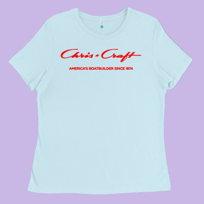 Chris Boat Company Ladies Tee Designed By Inspiradesign