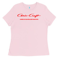 Bubblegum Pink chris boat company Ladies Tee - InspiraDesign