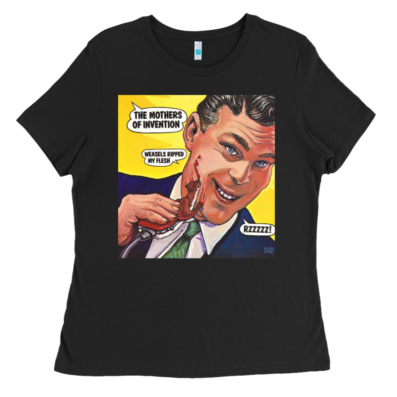 The Mothers Of Invention - Weasels Ripped My Flesh Ladies Tee by InspiraDesign | Teevron