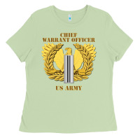 Matcha Emblem warrant officer cw5 Ladies Tee - InspiraDesign
