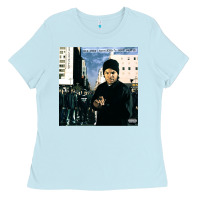 Baby Blue Amerikkkas most wanted Ladies Tee - InspiraDesign