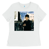 White Amerikkkas most wanted Ladies Tee - InspiraDesign