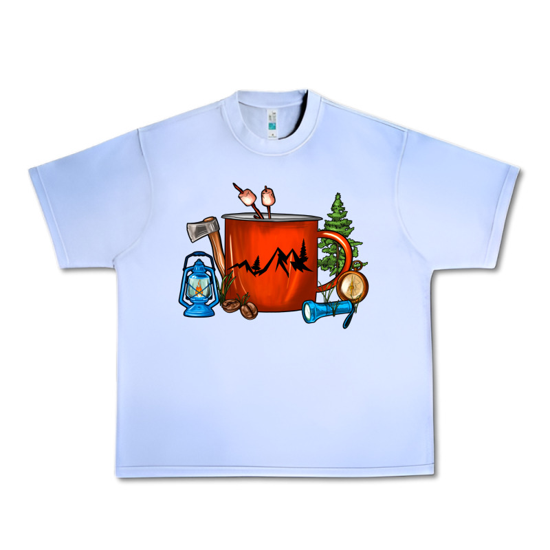 Camper Coffee Cup Urban Heavy Tee by FaDigitalArtStudio | Teevron